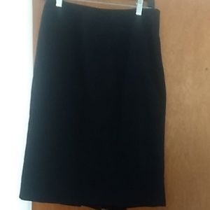 Black pencil skirt